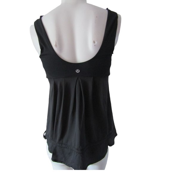 Lululemon Black Elevate Tank Size 4 - Picture 2 of 2